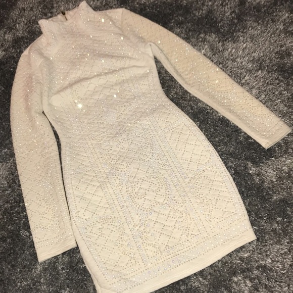 Cream sparkle dress - Picture 2 of 2